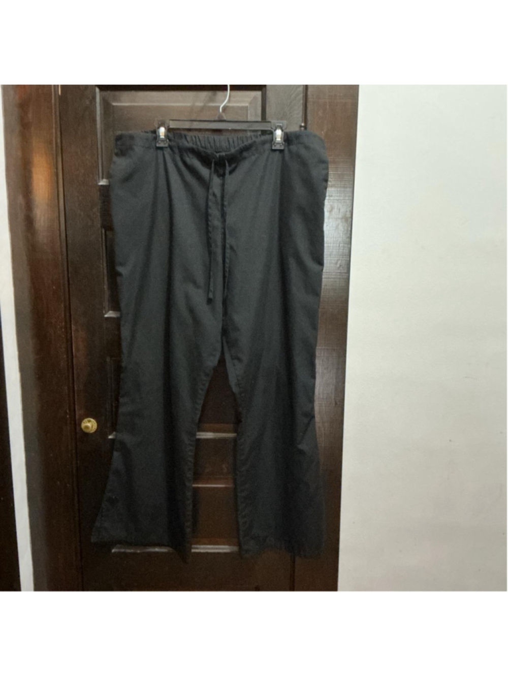 (537) Black Cherokee scrub pants with drawstring waist #medical #healthcare